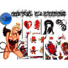 Diable Pack Tattoos temporaires