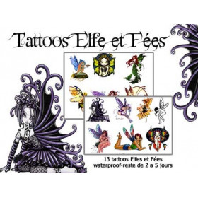 Tattoos autocollants Elfes et Fées