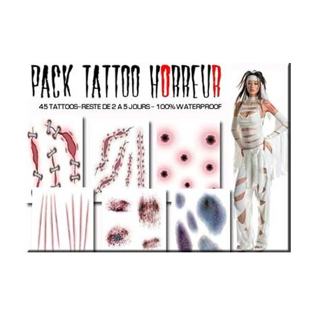 Tattoos autocollants FX Horreur