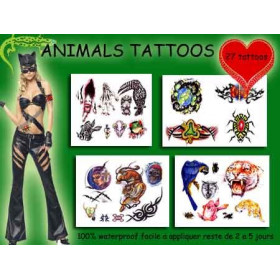Tattoos autocollants Animaux