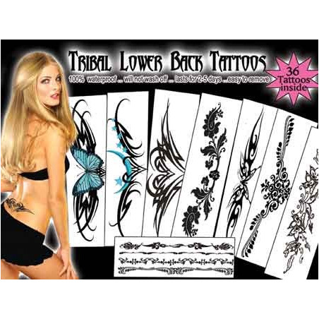 Tribal lower Back Tattoos