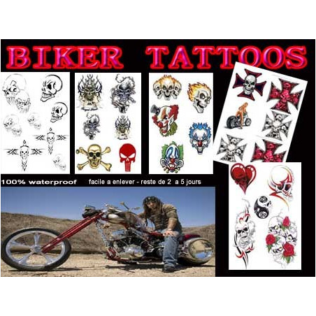 Pack tatouage Biker