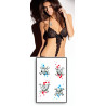 Tattoos temporaires Tetes de mort Cranes Cartes