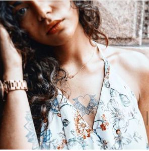 tatouage femme coeur mandala poitrine Tattoo Tarawa Lost-Créa Vias