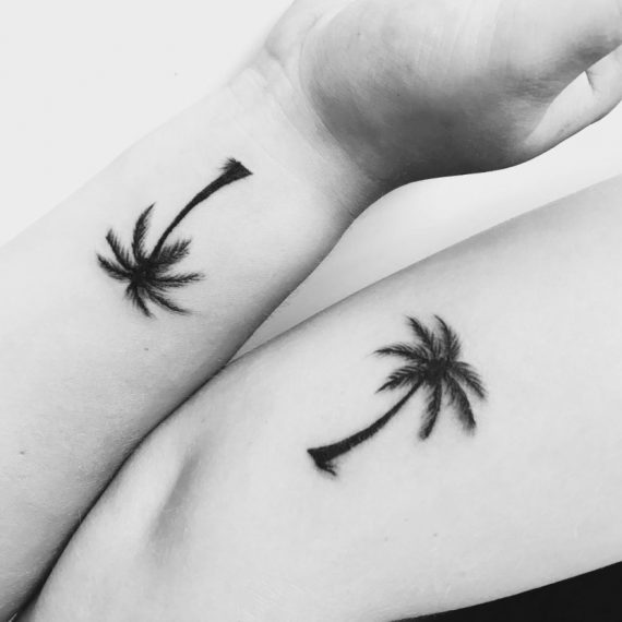 tatouage palmier Tattoo Tarawa Cap d'Agde