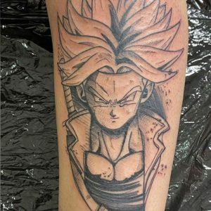 Tatouage Trunks par Hajon Ink Tarawa Cap d'Agde